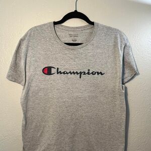Champion Men's Grey T-shirt Large Cotton